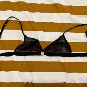 Vintage Black Transparent Roberto Cavalli Bra